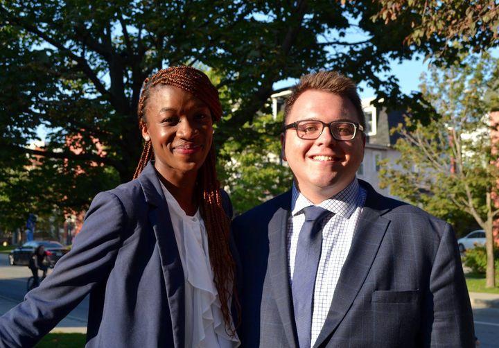 Sarrah Nadjia Coulibaly et Patrick Turcot.