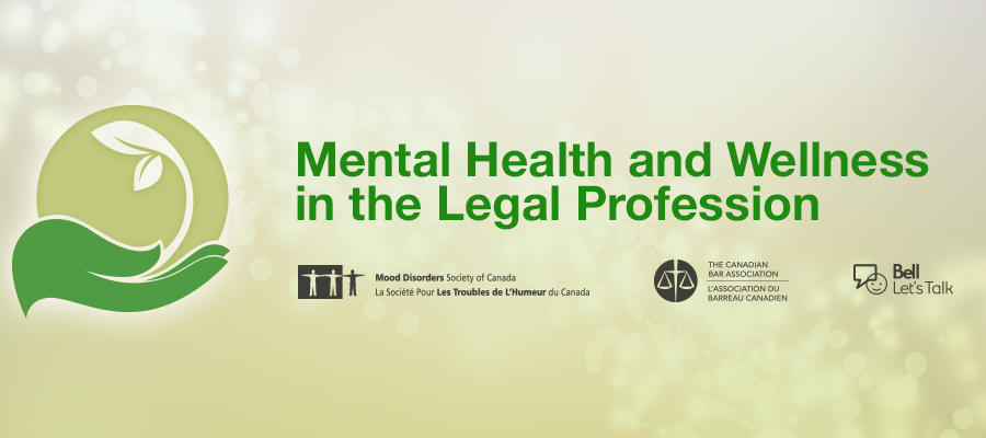 Mental Health and Wellness in the Legal Profession banner