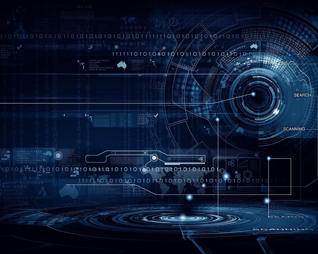 code et chips d'ordinateur