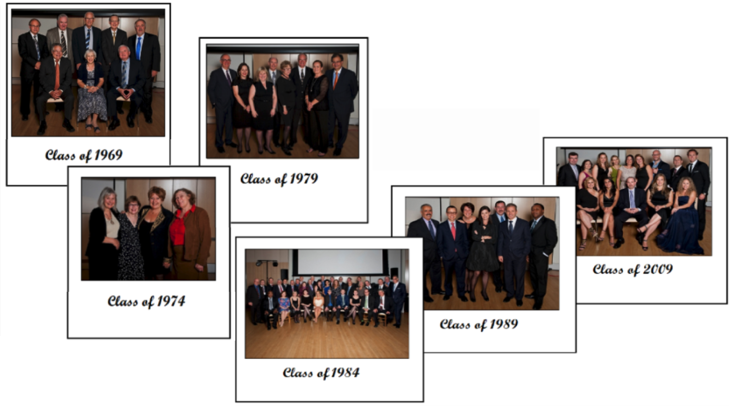 Classes de 1969 à 1984