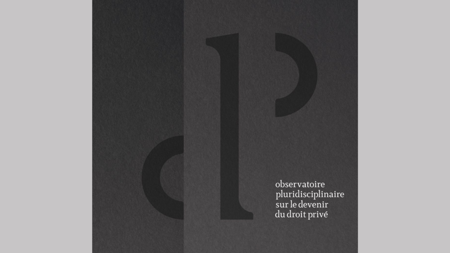 Logo de l'Observatoire pluridisciplinaire sur le devenir de droit privé