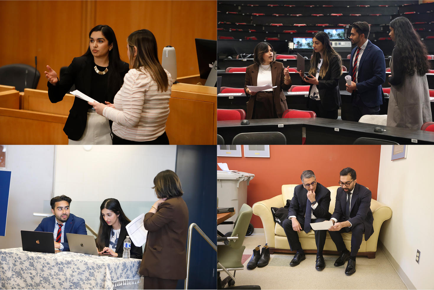 Photos de préparation en coulisses