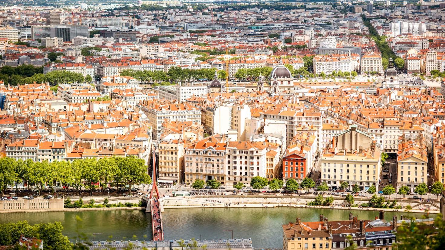 Lyon - vue aerienne
