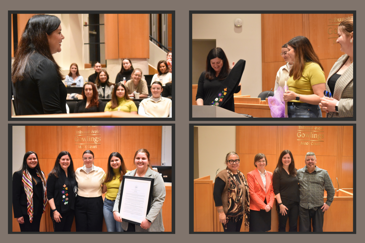 Fireside chat March 2 2023. Justice O'Bonsawin visiting with students