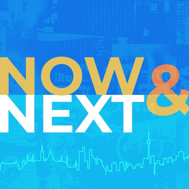 Now & Next podcast logo