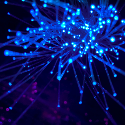 connaissance illumiées en bleu