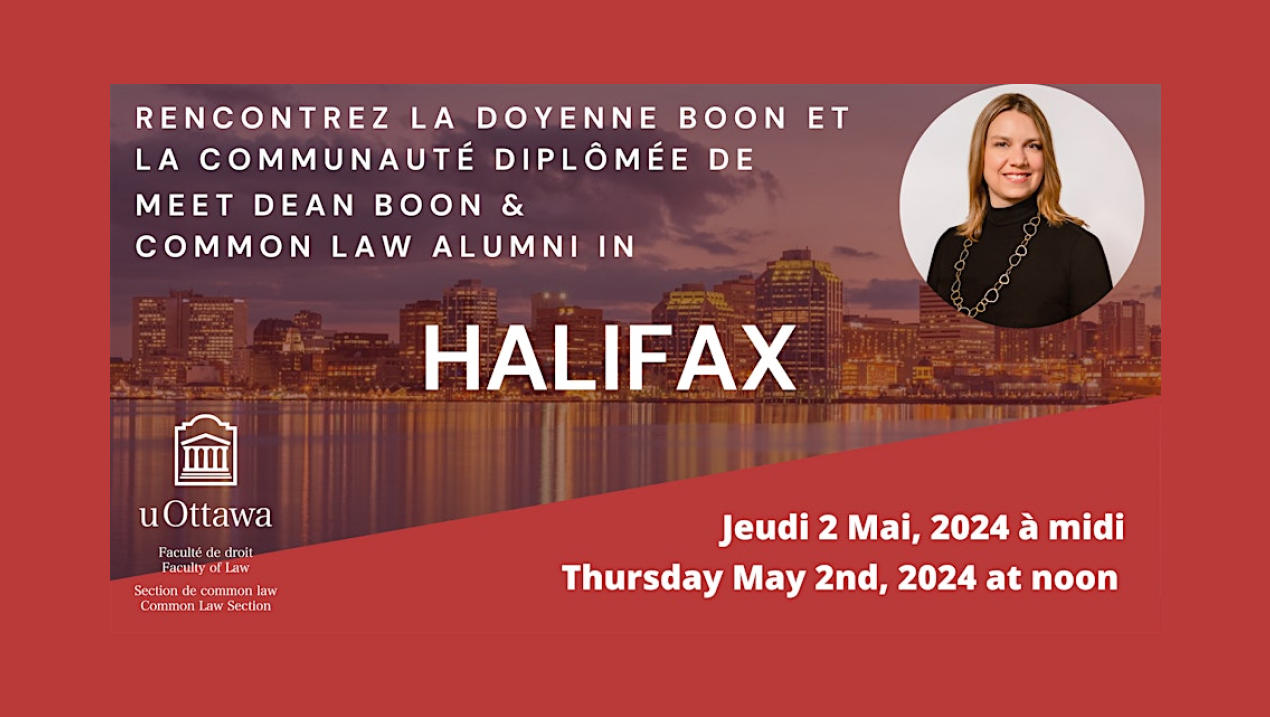 Faculté de droit - Common Law - Dîner diplomés Halifax
