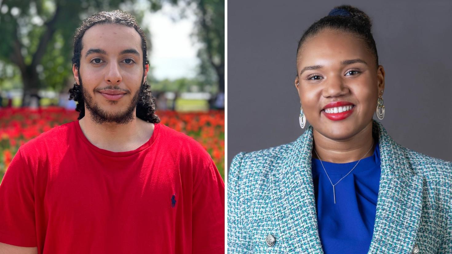 Mohamed Aboudlal et Sapphira Thomspon-Bled