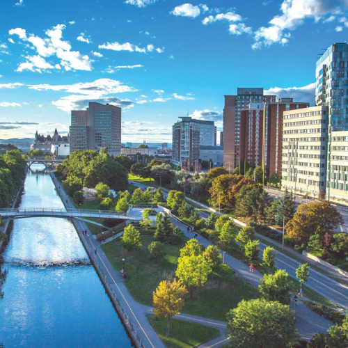 aerial picture of ottawa