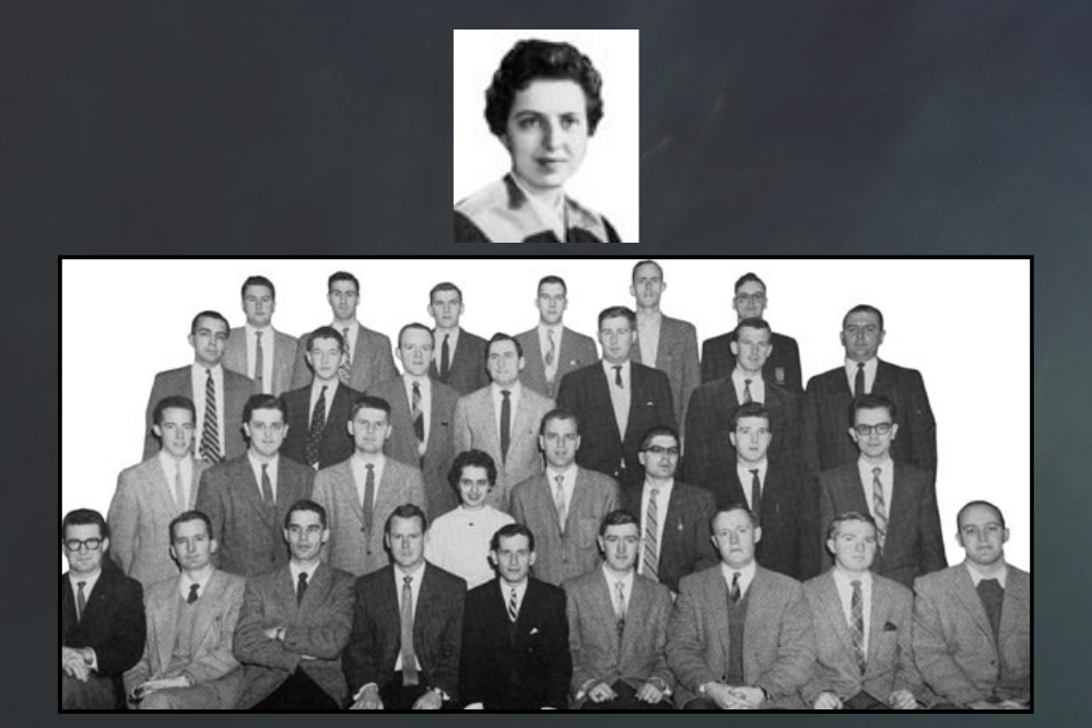 Rose-Marie Perry dans une photo de groupe