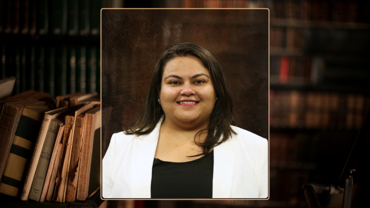 Photo of professor Pagedar inset against a backdrop of library books