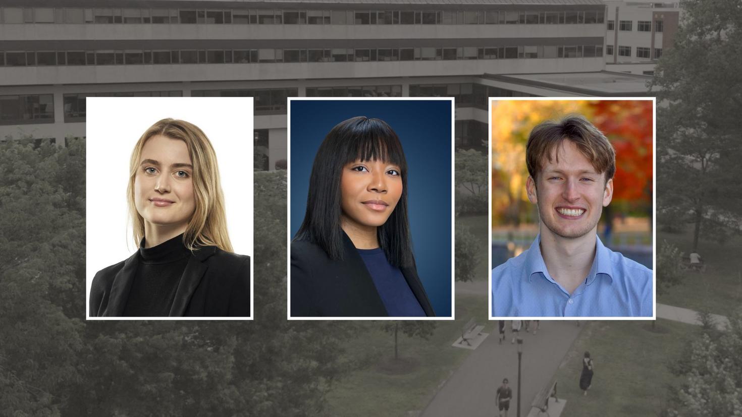 De gauche à droit: Béatrice Allard, Nicky Dade, Antoine Dea-Plamondon