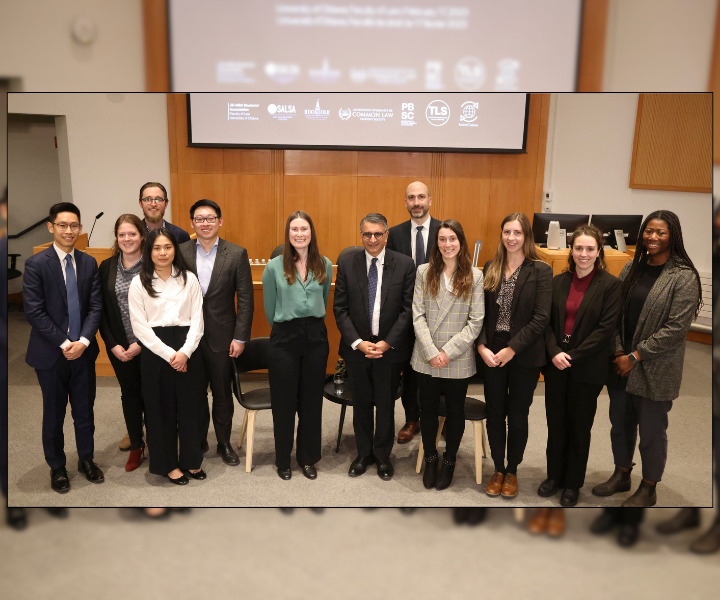 Matthew Tai with other members of the 2022 OLR Executive