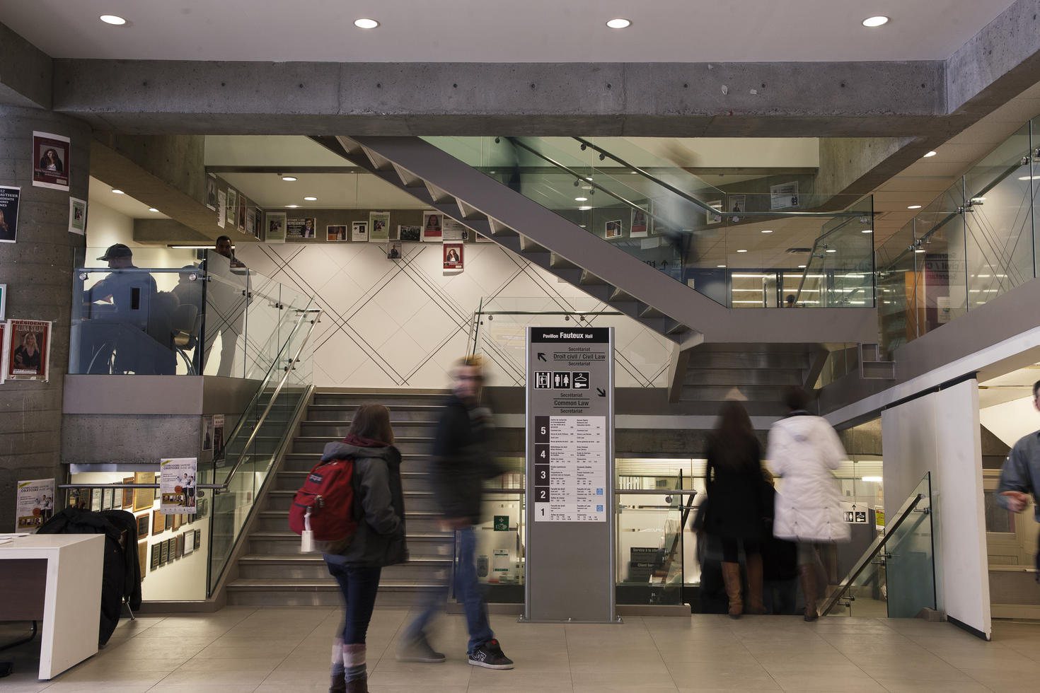 Hall d'entrée du Pavillon Fauteux