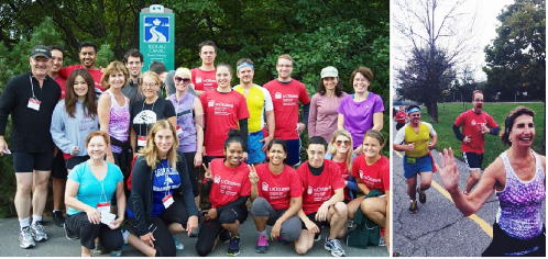 Group of people by the Rideau canal