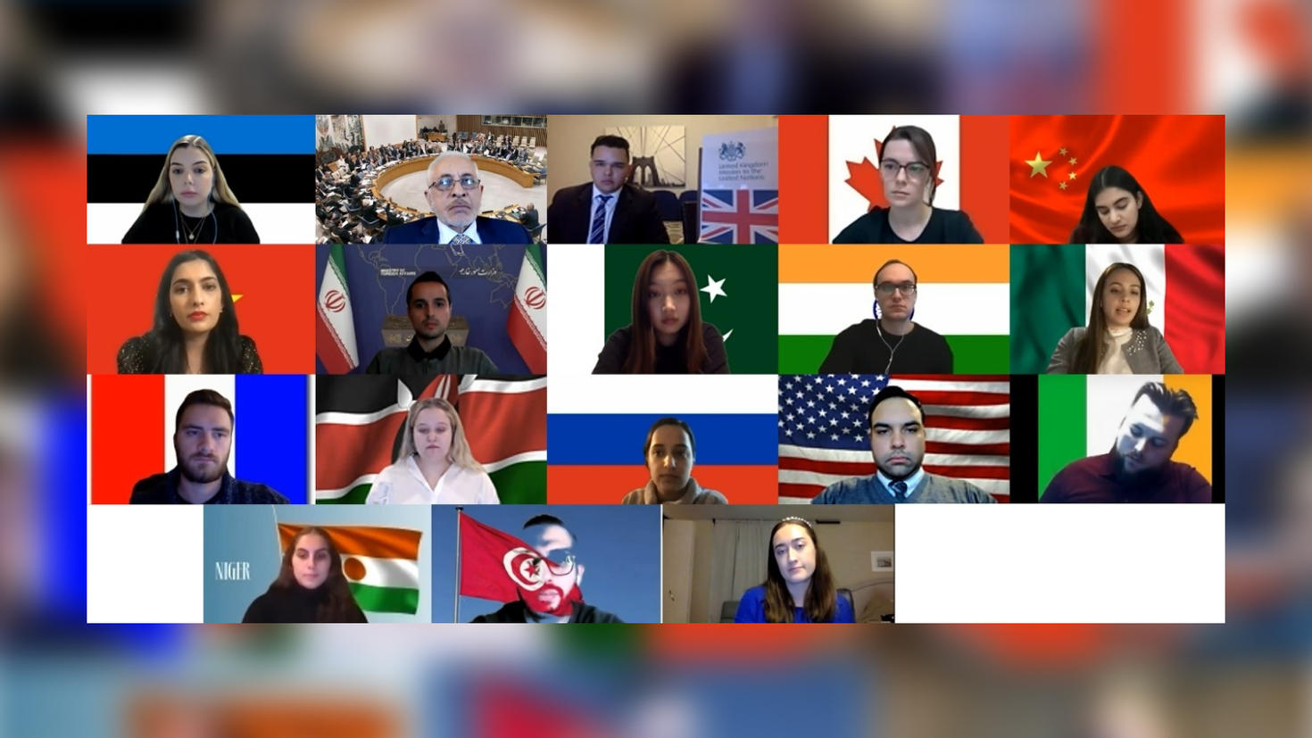 In a mock Security Council meeting, 18 common law students urged the international community to help the people of Afghanistan at the time of crisis