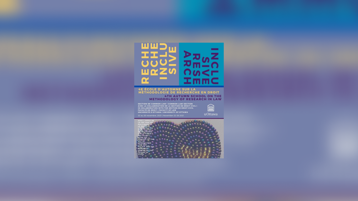 4th Autumn School on the Methodology of Research in Law: Inclusive Research