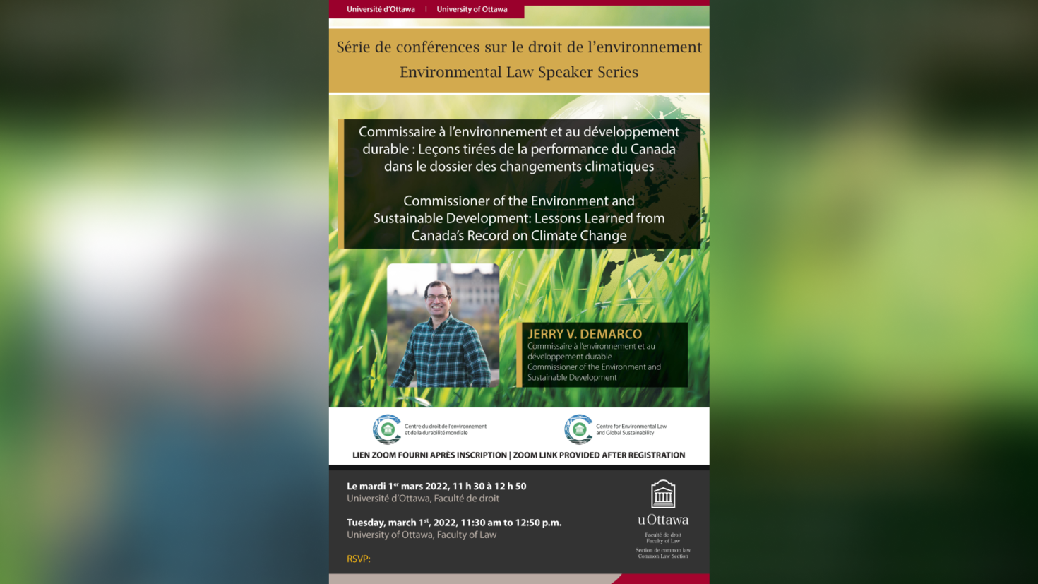 Commissioner of the Environment and Sustainable Development