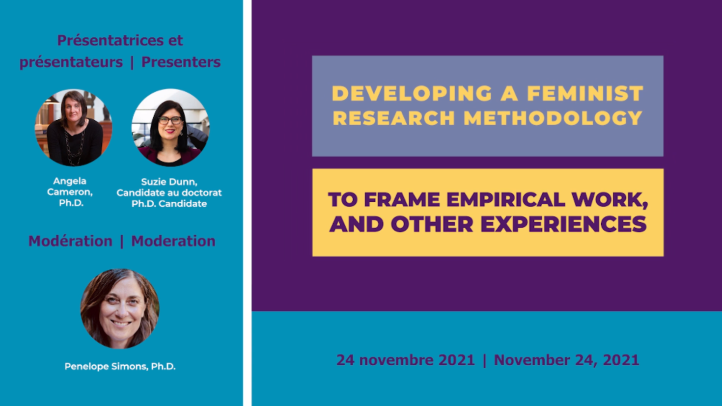 Developing Feminist Research Methodology Poster