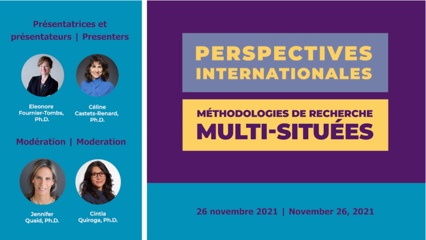 Perspectives internationales Poster