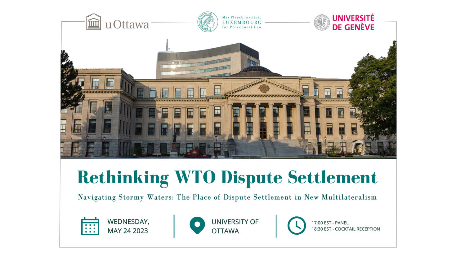 Rethinking WTO dispute settlement poster