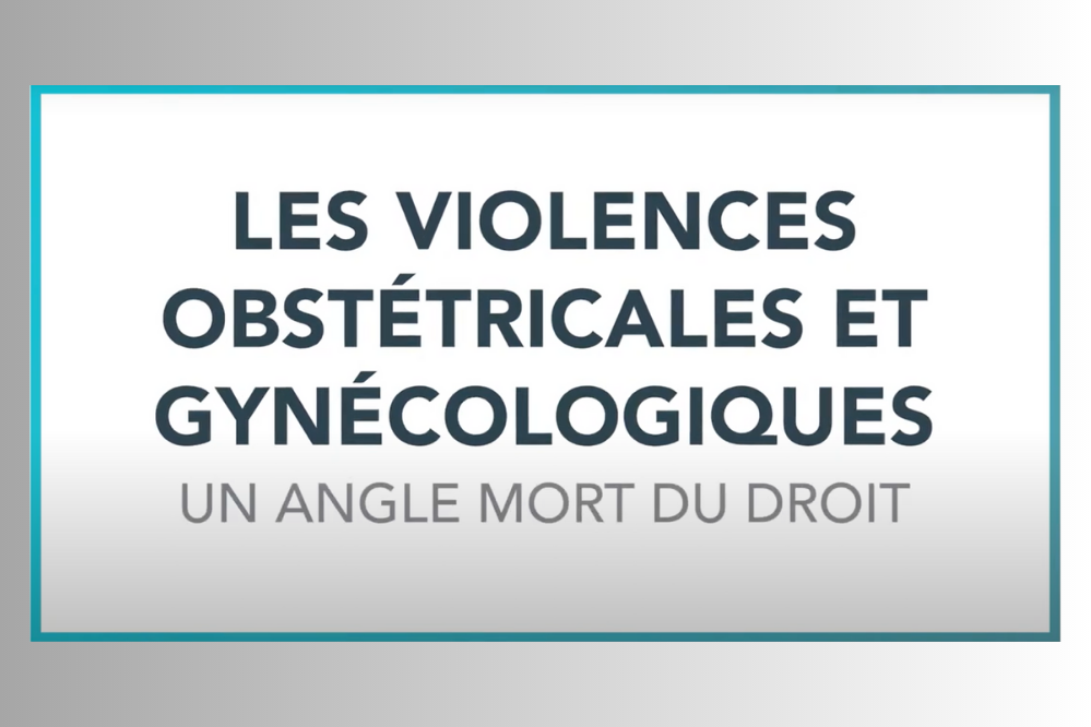 Text title slide - Les violences obstétricales et gynécologique