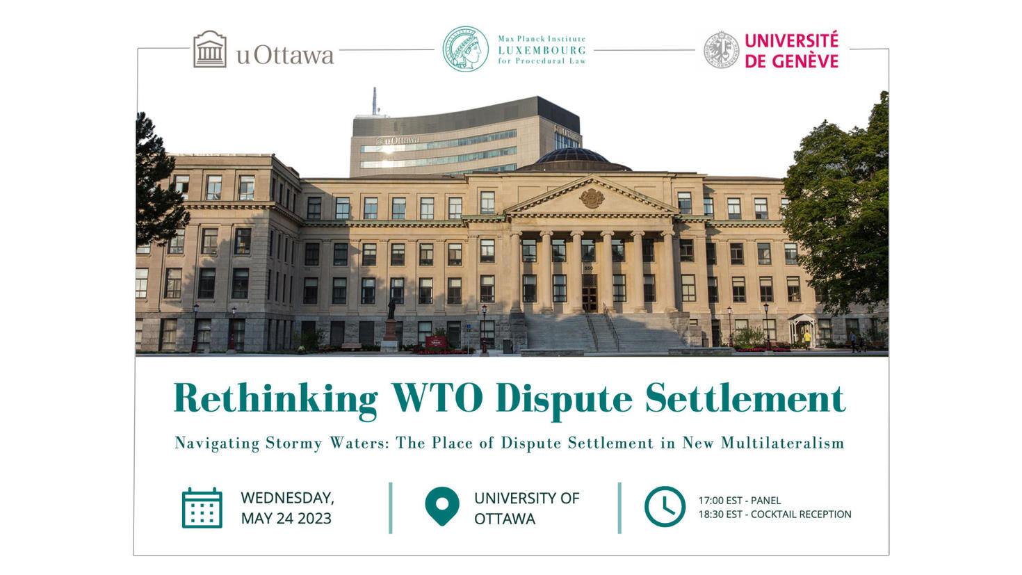 Event poster for rethinking-wto-dispute-settlement