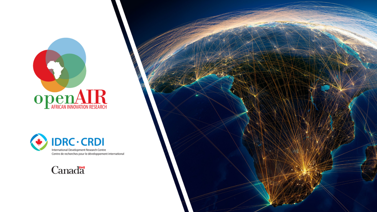 Image of globe+logos OpenAIR IDRC