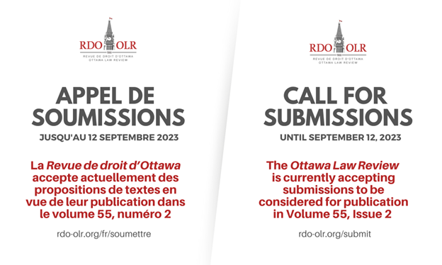 OLR Call for Submissions Vol55 Issue2