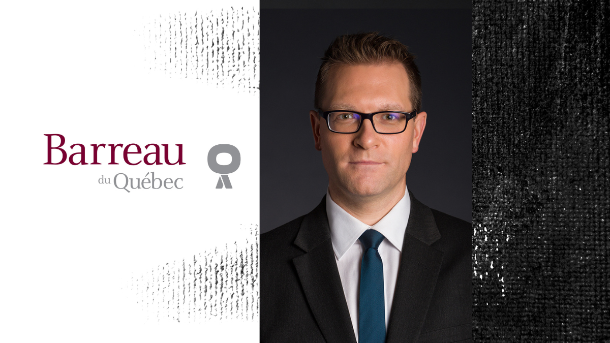 photo de David Robitaille et logo du Barreau du Quebec