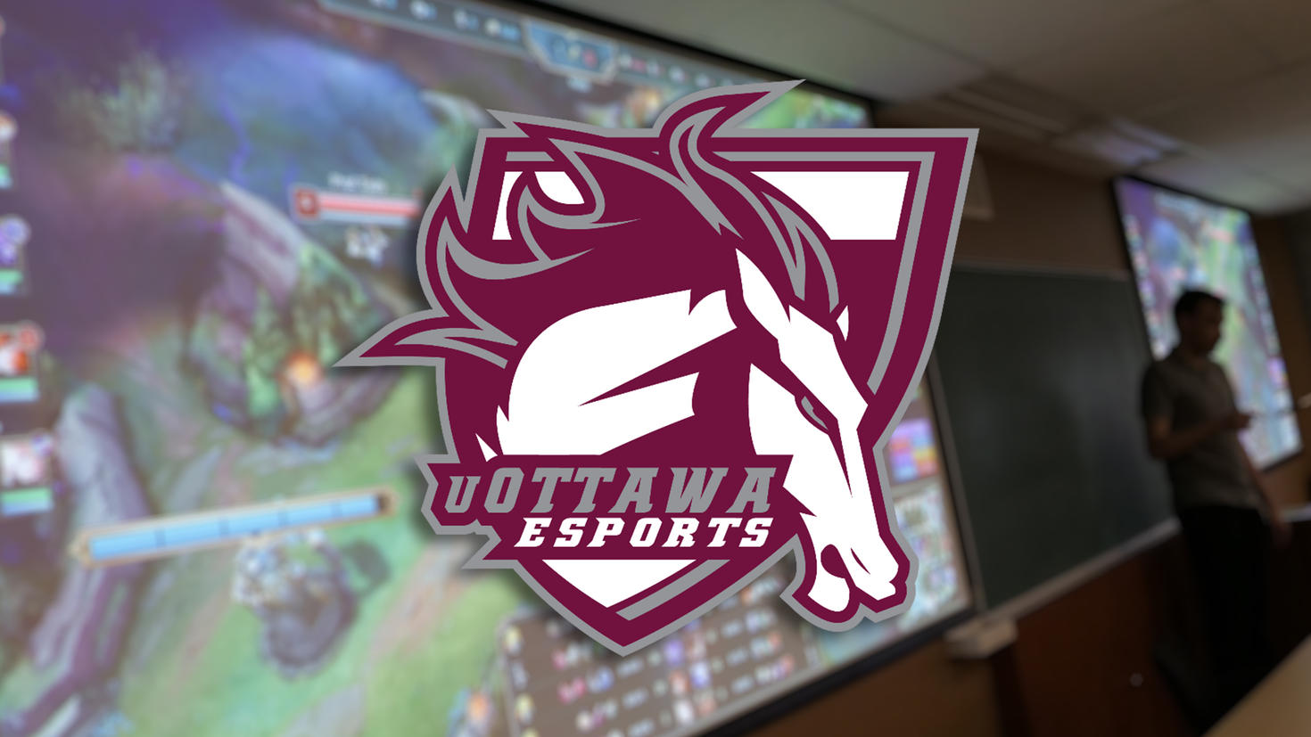 Visuel de la première édition de la Semaine du sport électronique de l’Université d’Ottawa