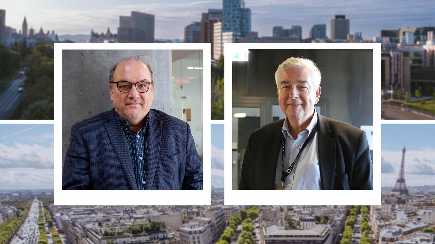 Professor Patrick Fafard, University of Ottawa, and Professor Pascal Griset, Sorbonne University.