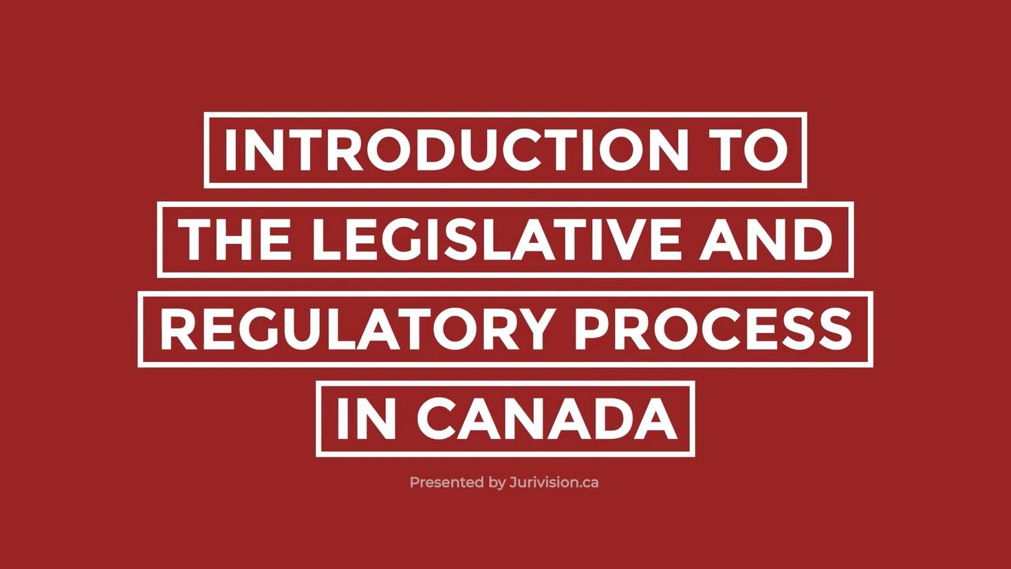 Thumbnail - Course on the legislative process
