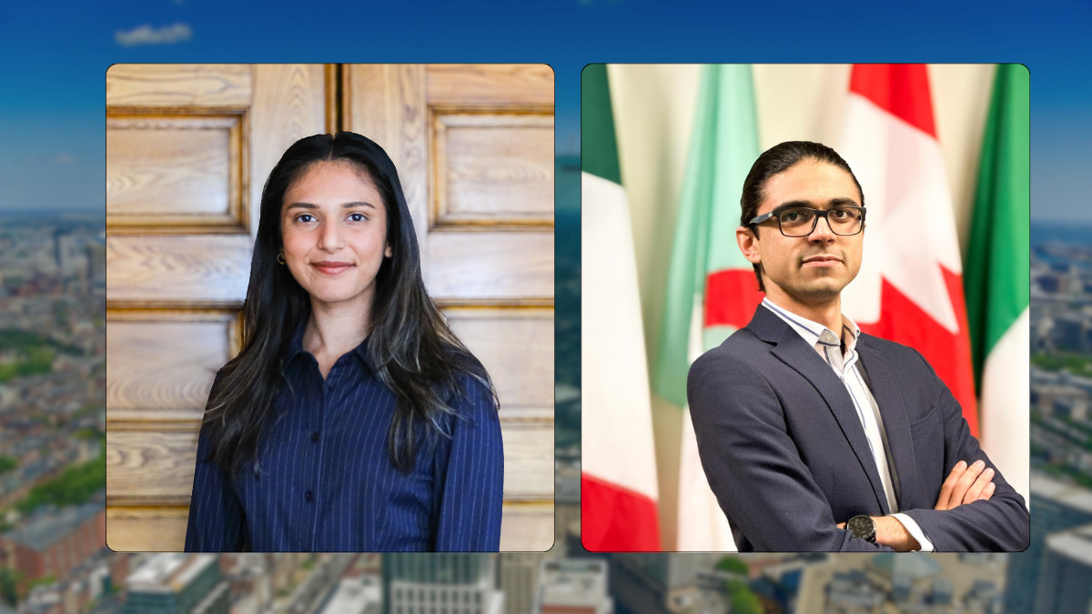 photo with 2 students