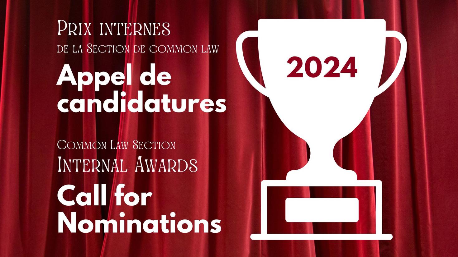 Internal awards logo - call for nominations