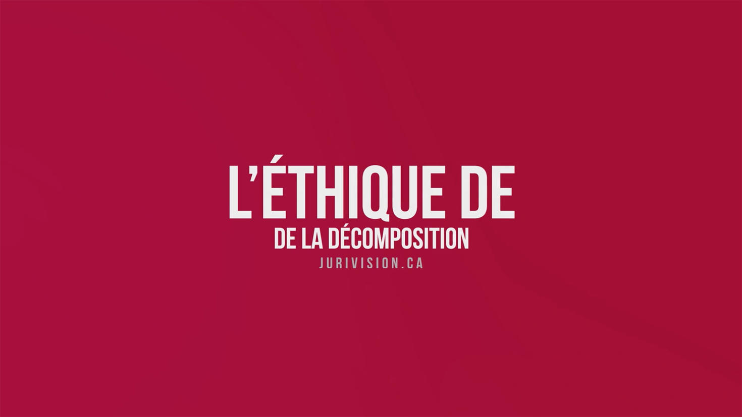 Logo éthique de la décomposition