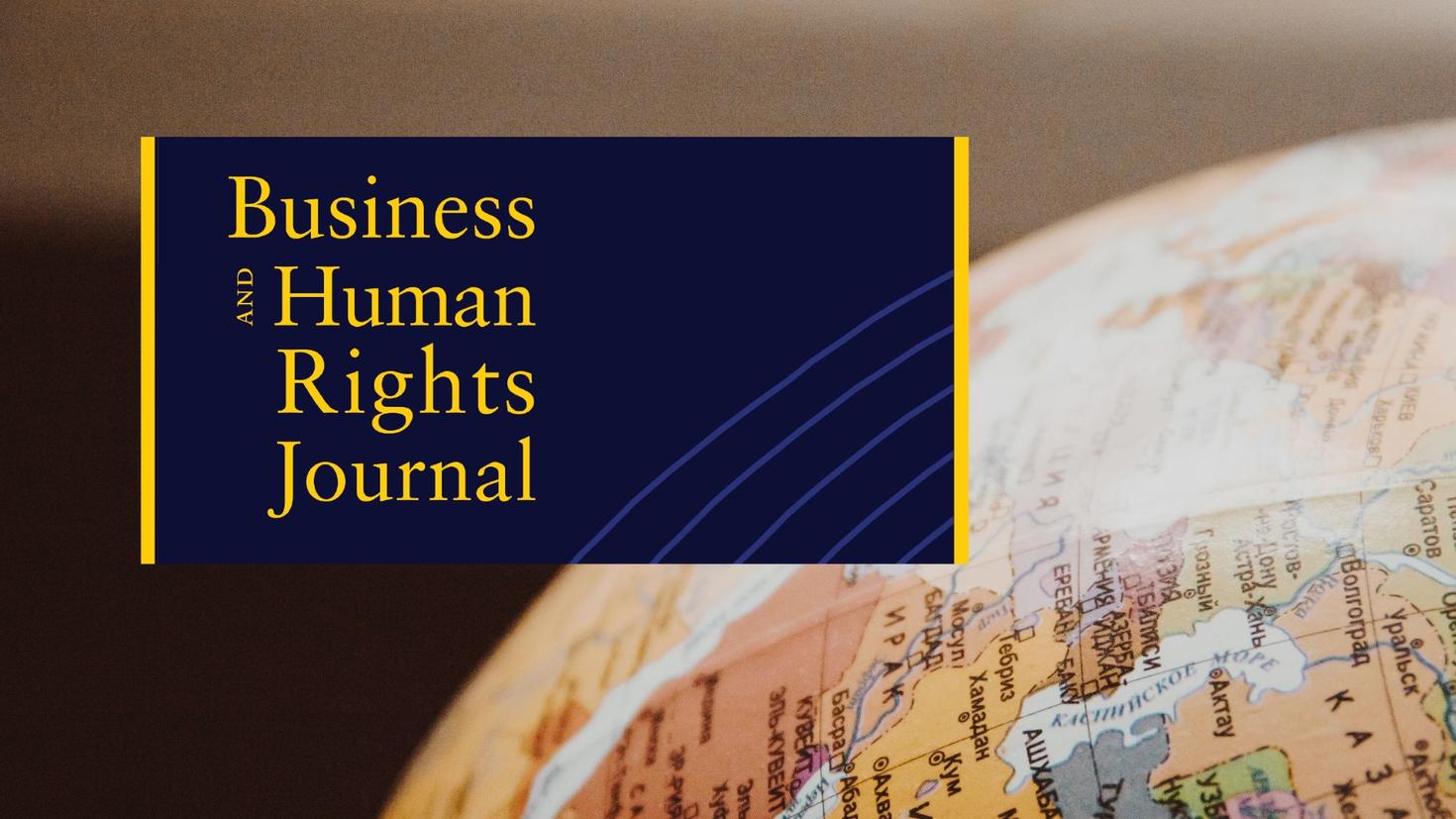 Business and Human Rights Journal