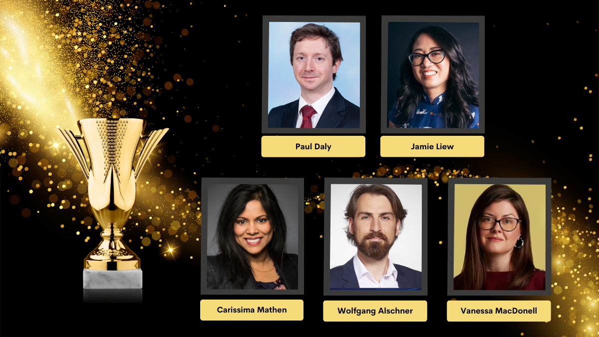 Clawbies awards faculty members