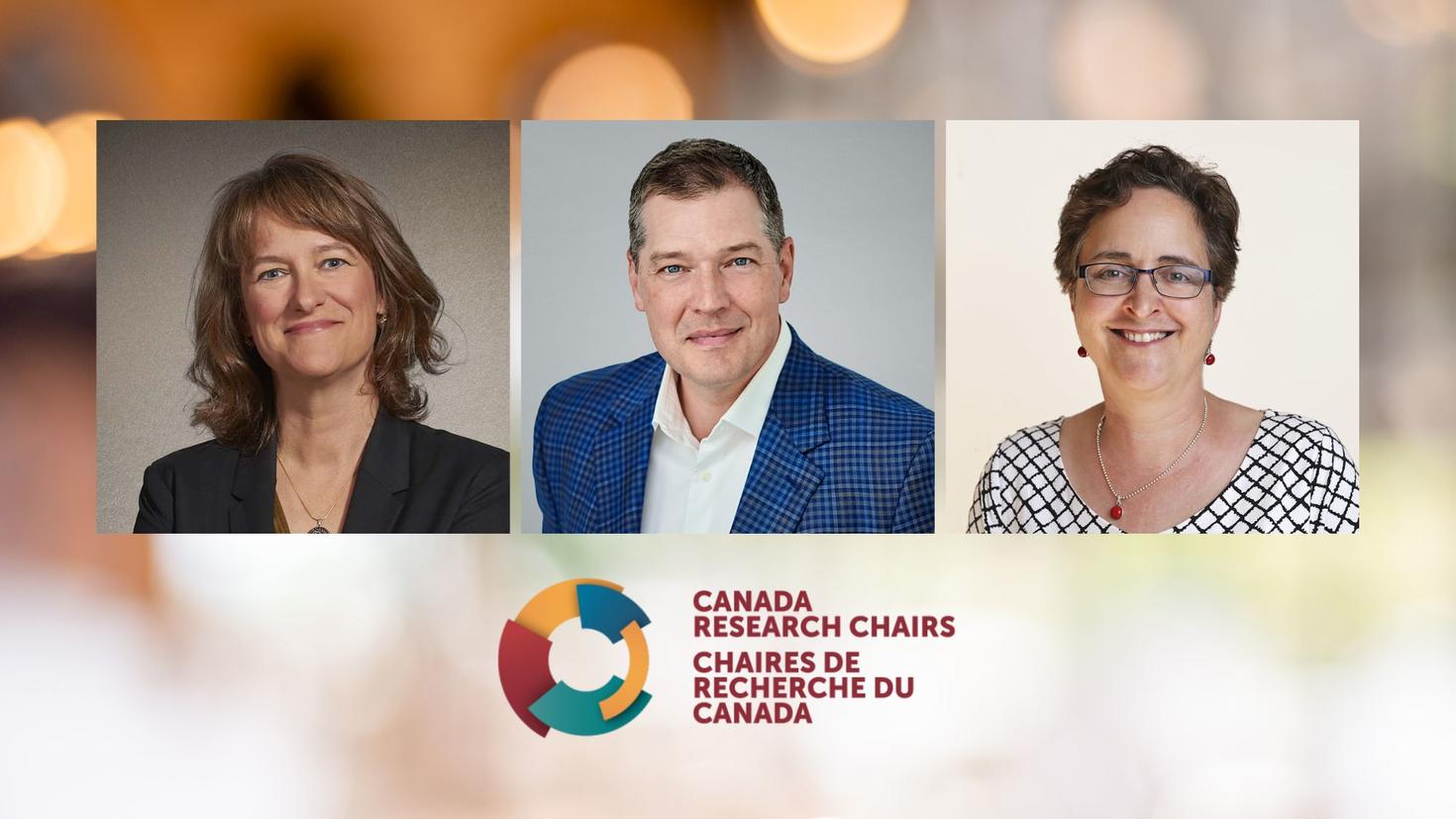 Professors Jennifer Chandler, Jeremy de Beer and Teresa Scassa