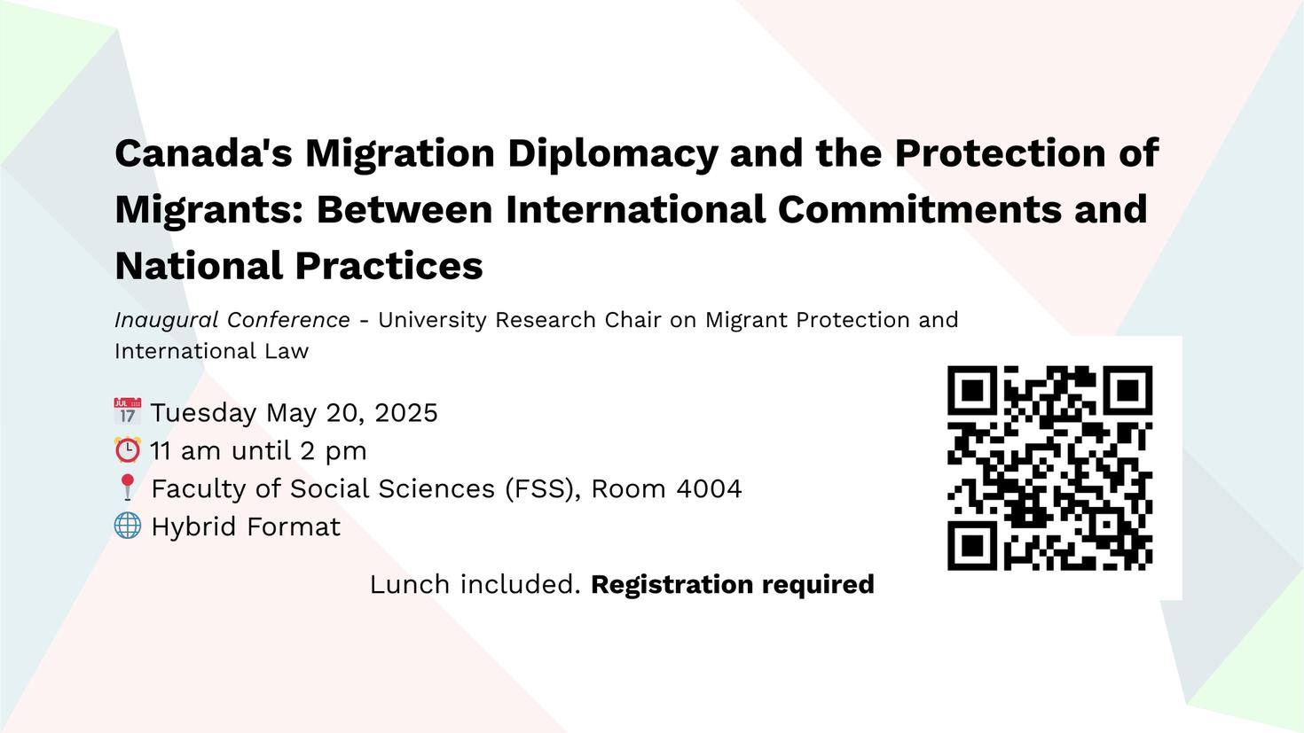 poster for Inaugural Conference