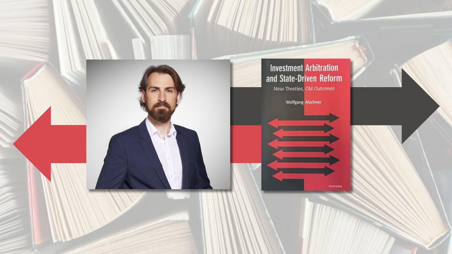 Professor Wolfgang Alschner and  Book cover 