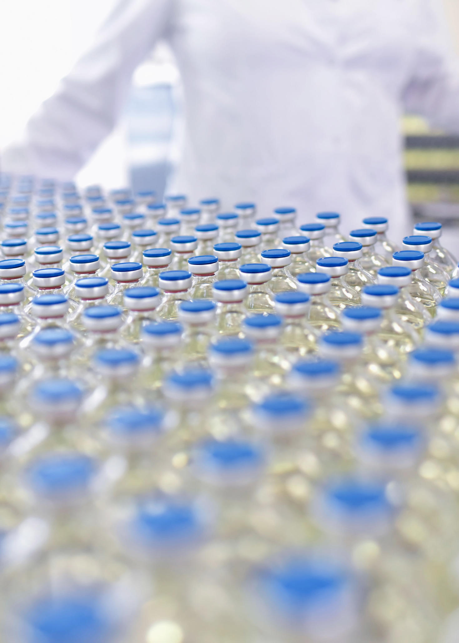 Petites bouteilles de médicaments