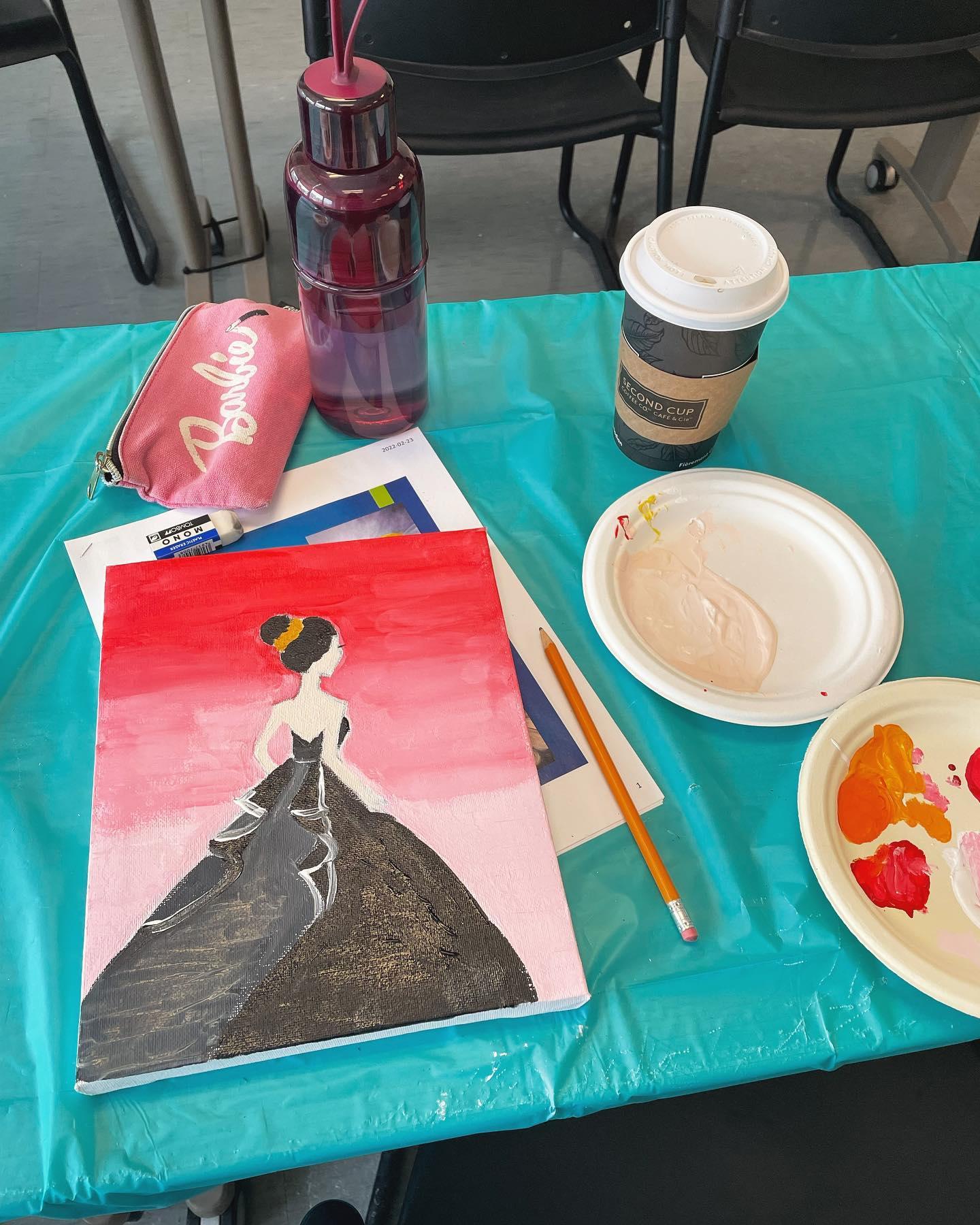 Après-midi de peinture