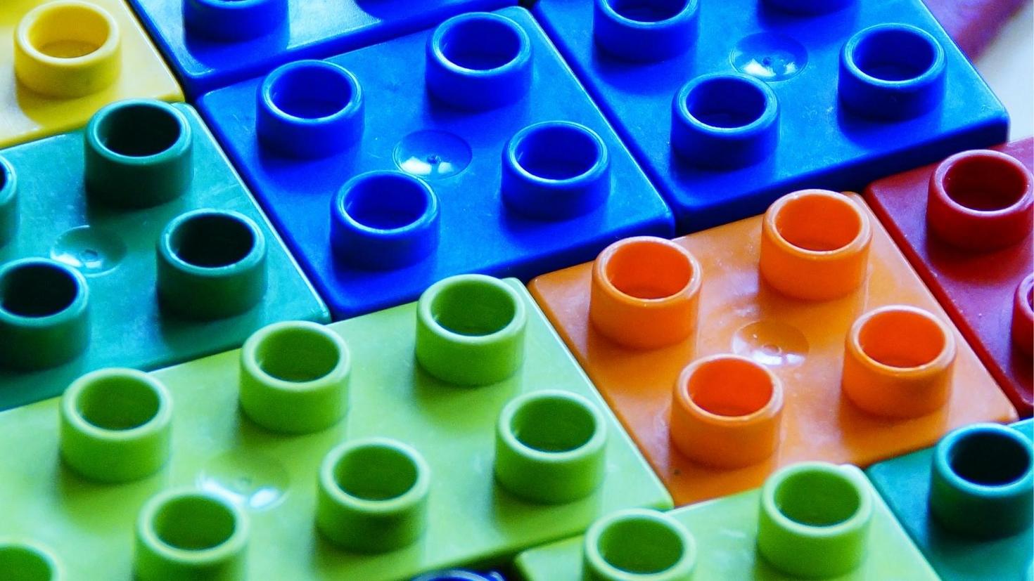 Des bloques de Lego