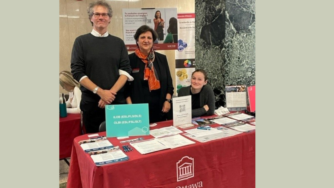 Jérémie Séror, Parvin Movassat, professeurs, et Emma, une étudiante