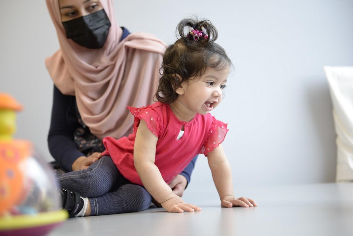 Ayla Bashir avec sa maman