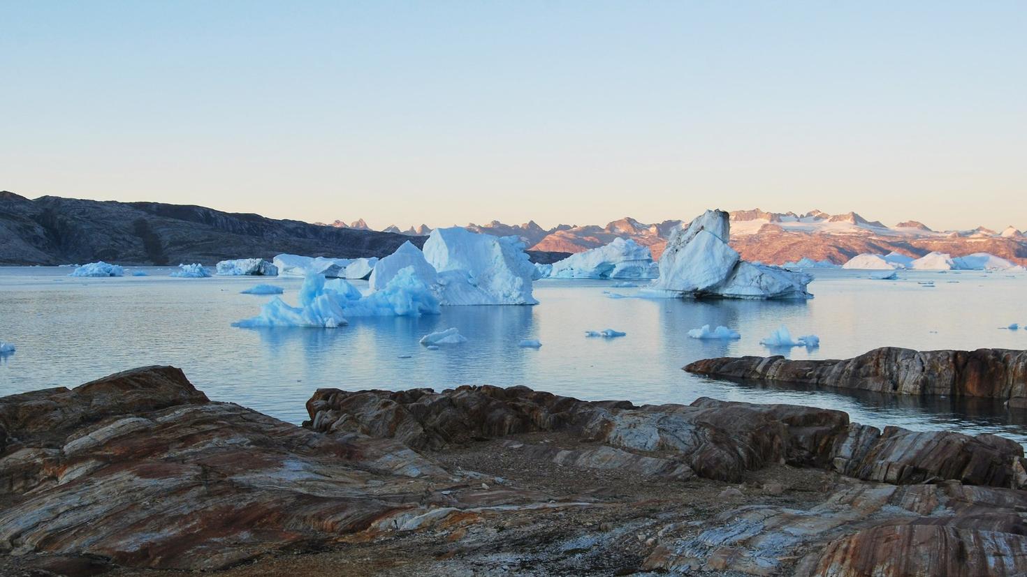 Fonte des glaciers.