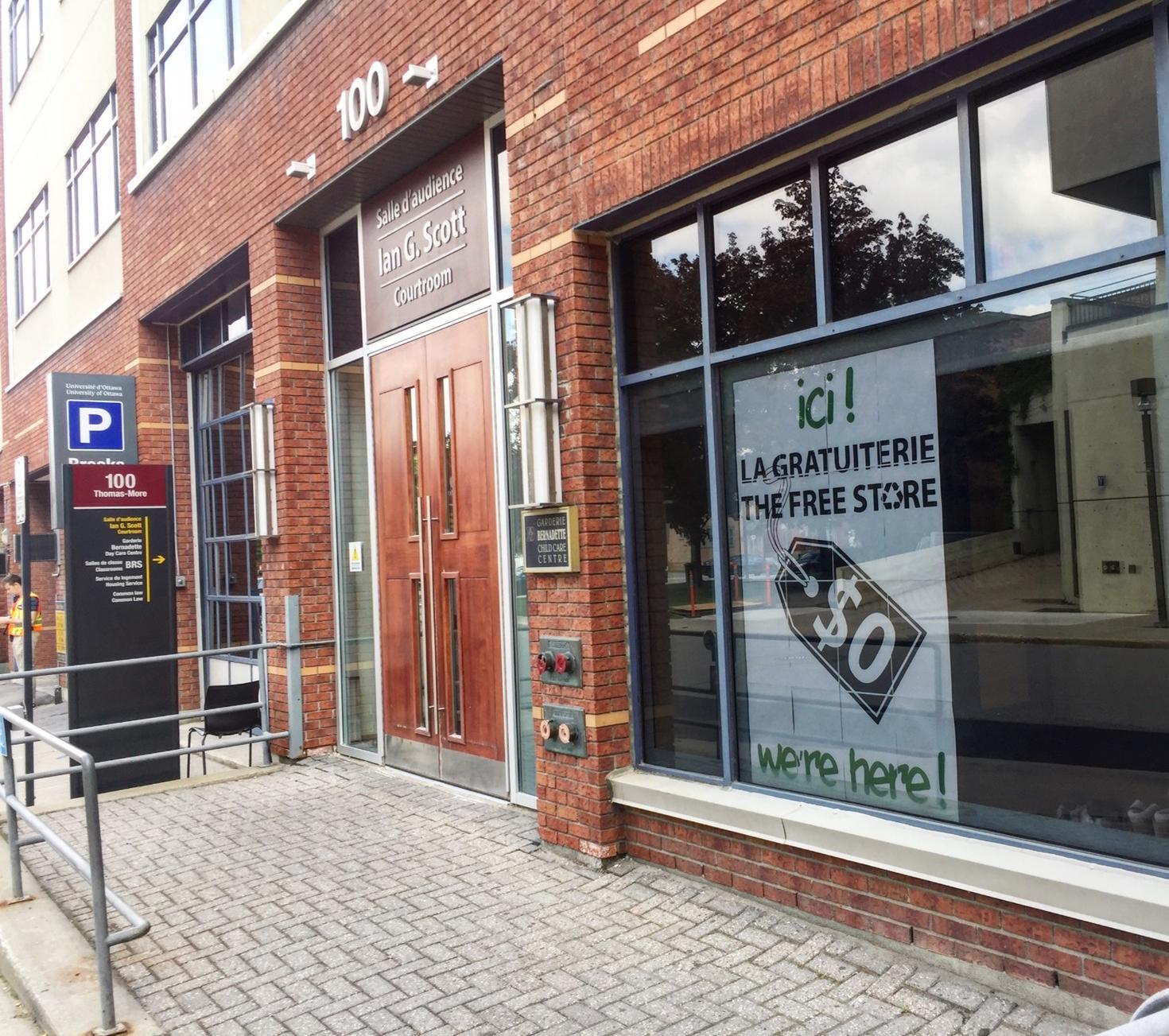 La Gratuiterie s’installe sur le campus (2018)