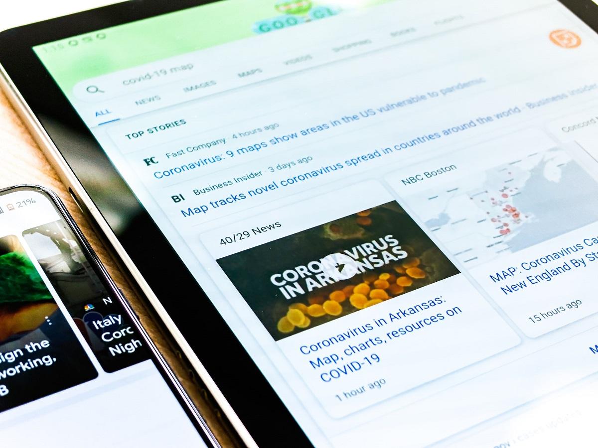 Résultats des actualités de Google