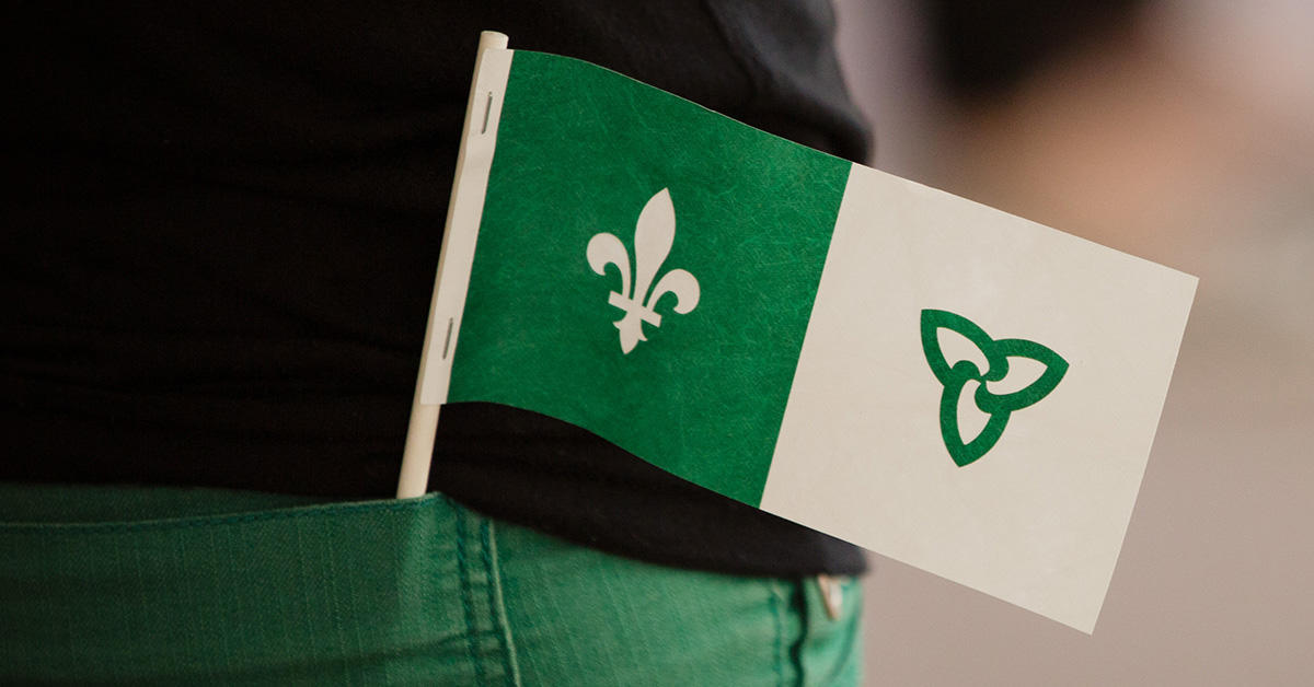 Le drapeau Franco-Ontarien